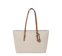 MK Borsa tote Quinn grande in pelle e stampa logo - Naturale - Michael Kors ONE SIZE