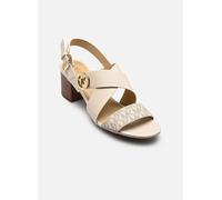 Michael Kors Vera Flex Mid Sandalo Donna con Tacco, Vaniglia Multi, 37 EU