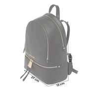Michael Kors Rhea Zip Zaino nero, pelle, donna, 9L