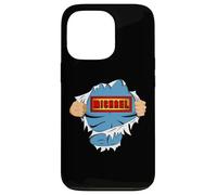 Michael Name Superhero Gift for Boys Named Michael Custodia per iPhone 13 Pro