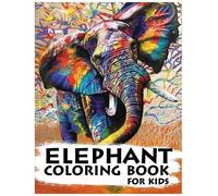 Michael Nc Elephant Coloring Book For Kids (Tascabile)