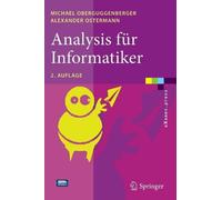 Michael Oberguggenberger Alexander Ost Analysis für Inform (Mixed Media Product)