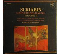 Michael Ponti - Scriabin Complete Piano Music Vol II Michael Ponti Pianist Vinyl LP Box