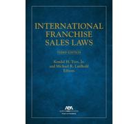 Michael R. Laidhold International Franchise Sales Laws, Third (Tascabile)