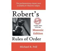 Michael R Poll Robert's Rules of Order (Tascabile)