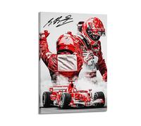 Michael Schumacher Poster artistico per camera da letto, arte estetica, decorazione moderna, 20 x 30 pollici (50 x 75 cm)