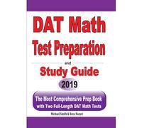 Michael Smith R DAT Math Test Preparation and study guide: The Most (Tascabile)