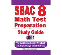Michael Smith Reza Nazar SBAC 8 Math Test Preparation and Study Guid (Tascabile)