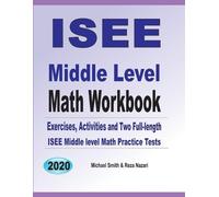Michael Smith Reza Nazari ISEE Middle Level Math Workbook (Tascabile)