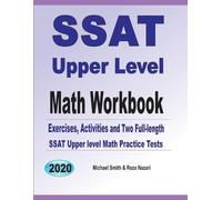 Michael Smith Reza Nazari SSAT Upper Level Math Workbook (Tascabile)