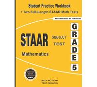 Michael Smith STAAR Subject Test Mathematics Grade 5 (Tascabile)
