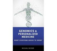 Michael Snyder Genomics and Personalized Medicine (Copertina rigida)