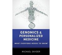 Michael Snyder Genomics and Personalized Medicine (Tascabile)