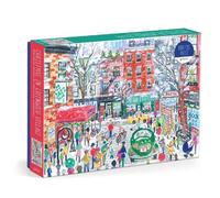 Galison - Puzzle Natale al Greenwich Village - 1000 Pezzi