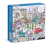 Galison Puzzle 'Christmas in Paris' di Michael Storrings - 1000 pezzi - finitura foil
