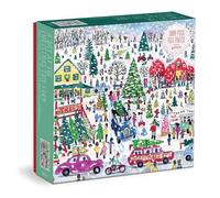 Michael Storrings Christmas Tree Farm 1000 Piece Foil Puzzle by Galison Mudpuppy