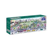 Galison Mudpuppy Michael Storrings Cityscape 1000 Piece Panoramic Puzzle, 9780735365384