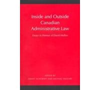 Michael Taggart Inside and Outside Canadian Administrative La (Copertina rigida)