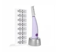 Michael Todd Beauty - Sonicsmooth - Rasoio Dermaplane per il viso da donna, tecnologia SONIC Dermaplaning, strumento 2 in 1 per esfoliazione del viso e sistema di rimozione dei peli di pesca - 8