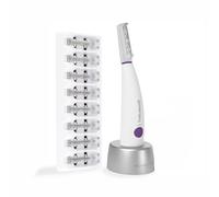 Michael Todd Beauty - Sonicsmooth - Rasoio Dermaplane per il viso da donna, tecnologia SONIC Dermaplaning, strumento 2 in 1 per esfoliazione del viso e sistema di rimozione dei peli di pesca - 8