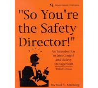 Michael V. Manning So You're the Safety Director (Tascabile)