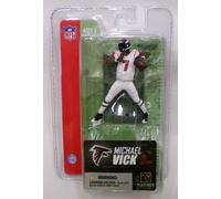 Michael Vick Mcfarlane NFL Falcons Qb 3 " Bianco Maglia Figura Nuovo Sigillato