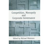 Michael Waterso Competition, Monopoly and Corporate Governanc (Copertina rigida)