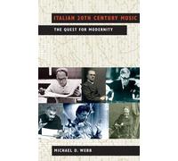 Michael Webb Italian 20th Century Music (Tascabile)