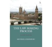 Michael Zander KC The Law-Making Process (Tascabile)