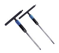 MichaelPro MP009015 Set di Chiavi a T da 1/4'' e 3/8'' - Impugnatura Regolabile e 2 Estremità - Giramaschi a Cricchetto con Impugnatura Girevole a 3 Livelli - Attrezzi da Lavoro con Design Brevettato
