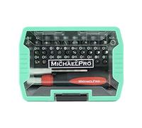 MichaelPro MP012008 - Set di 37 punte di sicurezza, con impugnatura a punta e punte in acciaio S2 per elettrodomestici, veicoli, militari, aerospaziali