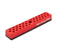MichaelPro MP014004 Supporto Magnetico per Punte, Rosso, 1 Count (Pack of 1)