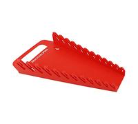 MichaelPro MP014032 - Supporto per chiavi con maniglia per il trasporto, contiene 12 chiavi, organizer per attrezzi di qualità professionale, organizer per chiavi, rosso (12 pezzi (non magnetico))