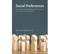 Michalis Drouvelis Social Preferences (Copertina rigida)