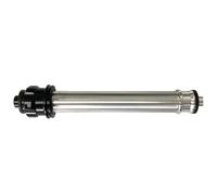 MICHE DX Bolt Thru TX12 - Kit di conversione asse a sgancio rapido, colore: Argento/Nero