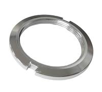 Controdado pignone pista 2 tacche filettatura Miche 32.6 x 24 TPI Argenté TU