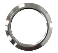 Controdado pignone pista 2 tacche filettatura Miche 32.6 x 24 TPI Argenté TU