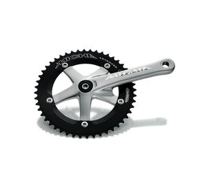 Miche Guarnitura Scatto Fisso 48d primato Advanced Pista 165mm Silver (Guarnitur
