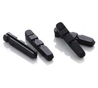 Miche Inserti per pastiglie Freno in Alluminio, compatibili con Shimano, Colore Nero