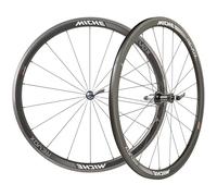 MICHE mozzi revox rc Anteriore+Posteriore 18+24 Raggi Rim Nero Shimano