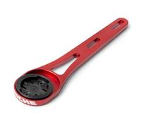 MICHE Staffa di Montaggio in Lega per Computer da Bicicletta, Compatibile con Garmin/Wahoo, Colore: Rosso