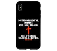 Michea 7:8 Versetti della Bibbia Scrittura Custodia per iPhone XS Max