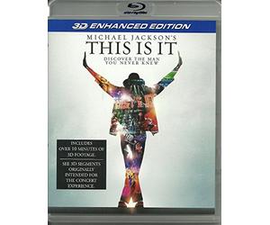 MICHEAL JACKSON'S THIS IS IT- 3D ENHANCED BLU-RAY EDITION -UK