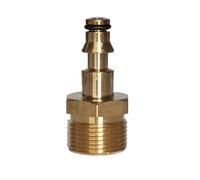 Michear Adattatore per rondella ad alta pressione, adattatore per tubo flessibile a connessione rapida, in ottone, M22, strumento di conversione per tubo (M22 14 mm) (M22 #1)