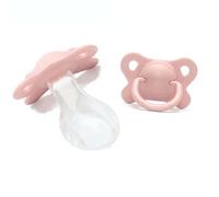 Michear Ciuccio per adulti, capezzolo in silicone di grandi dimensioni, per l'alimentazione del bambino, ciuccio per adulti (rosa)