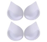 Michear Cuscinetti rimovibili per reggiseno da donna, 2 paia di imbottiture per reggiseno, traspiranti, push-up, spessi, coppe per reggiseno sportivo, cuscinetti di ricambio in spugna per costumi da