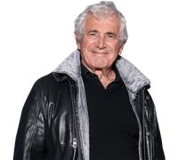 Michel Boujenah (Leather Jacket) Half Body Buddy Cutout