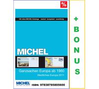 MICHEL-Briefmarken-Catalog-Ganzsache-Europa-ab-1960-Band-1-West