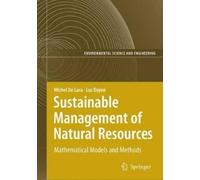 Michel De Lara Sustainable Management of Natural Resources: (Copertina rigida)