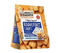 Michel et Augustin - Roquefort AOP Biscotti Aperitivo 100 g - Confezione da 9